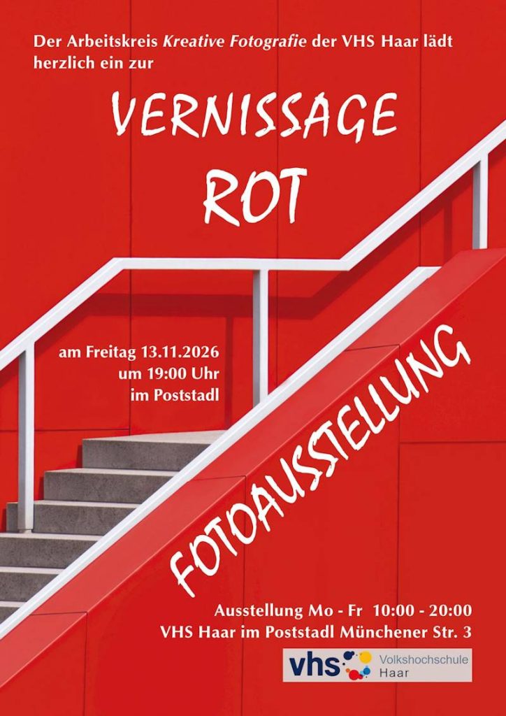 Plakat Vernissage ROT 2026